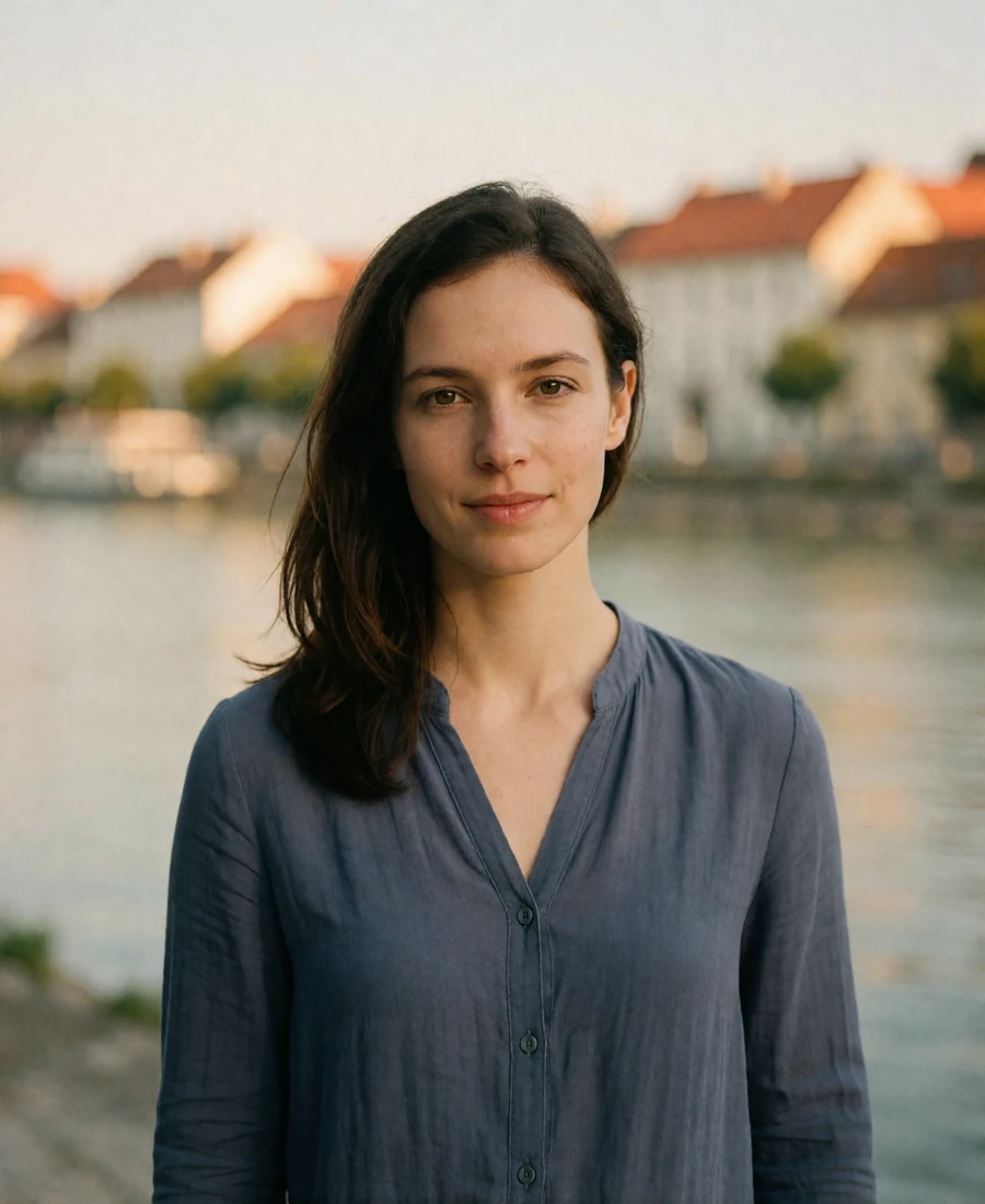 Portrait of an Austrian woman, one of the featured EuroConnect member profiles from Graz